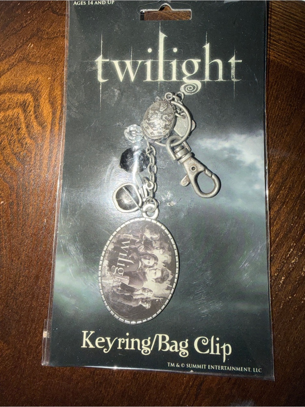 Twilight Silver Keyring Bag Clip